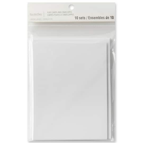 12 Packs: 10 ct. (120 total) 4.25" x 5.5" Flat Cards & Envelopes by Recollections